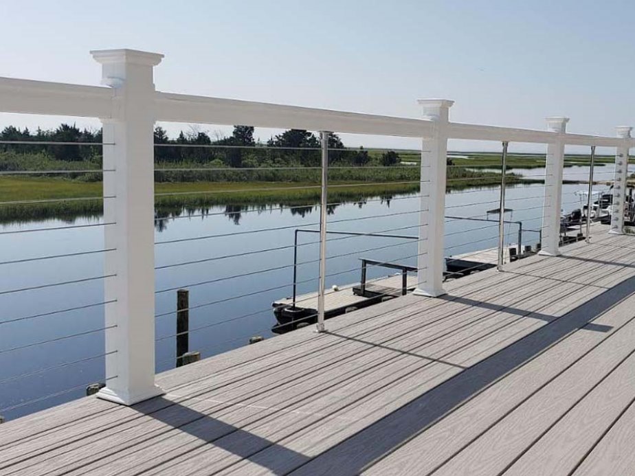 Cable railings in Surf City, New Jersey