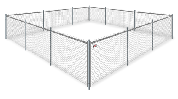 example of a Chain Link privacy fence in South Jersey Shore