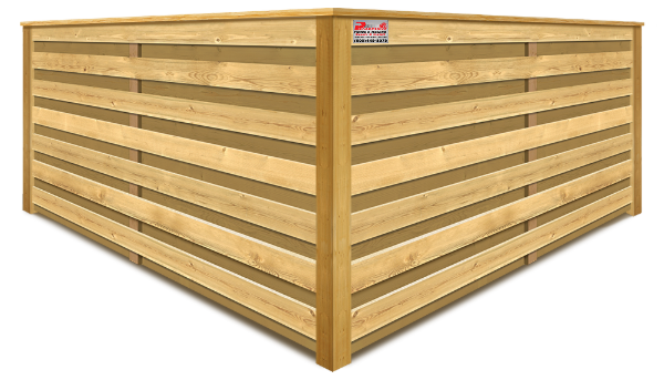 Horizontal Semi-Privacy Shadowbox - South Jersey Shore